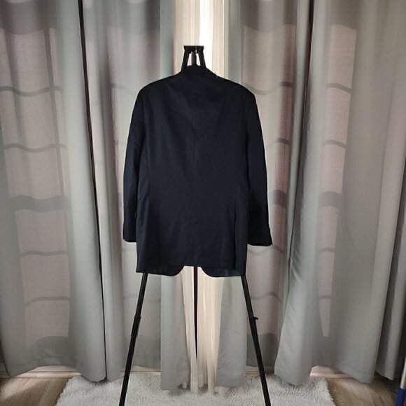 Jones New York Dark Blue Men's 2 Button Wool Blend Suit Jacket Size 38L - Picture 3 of 13